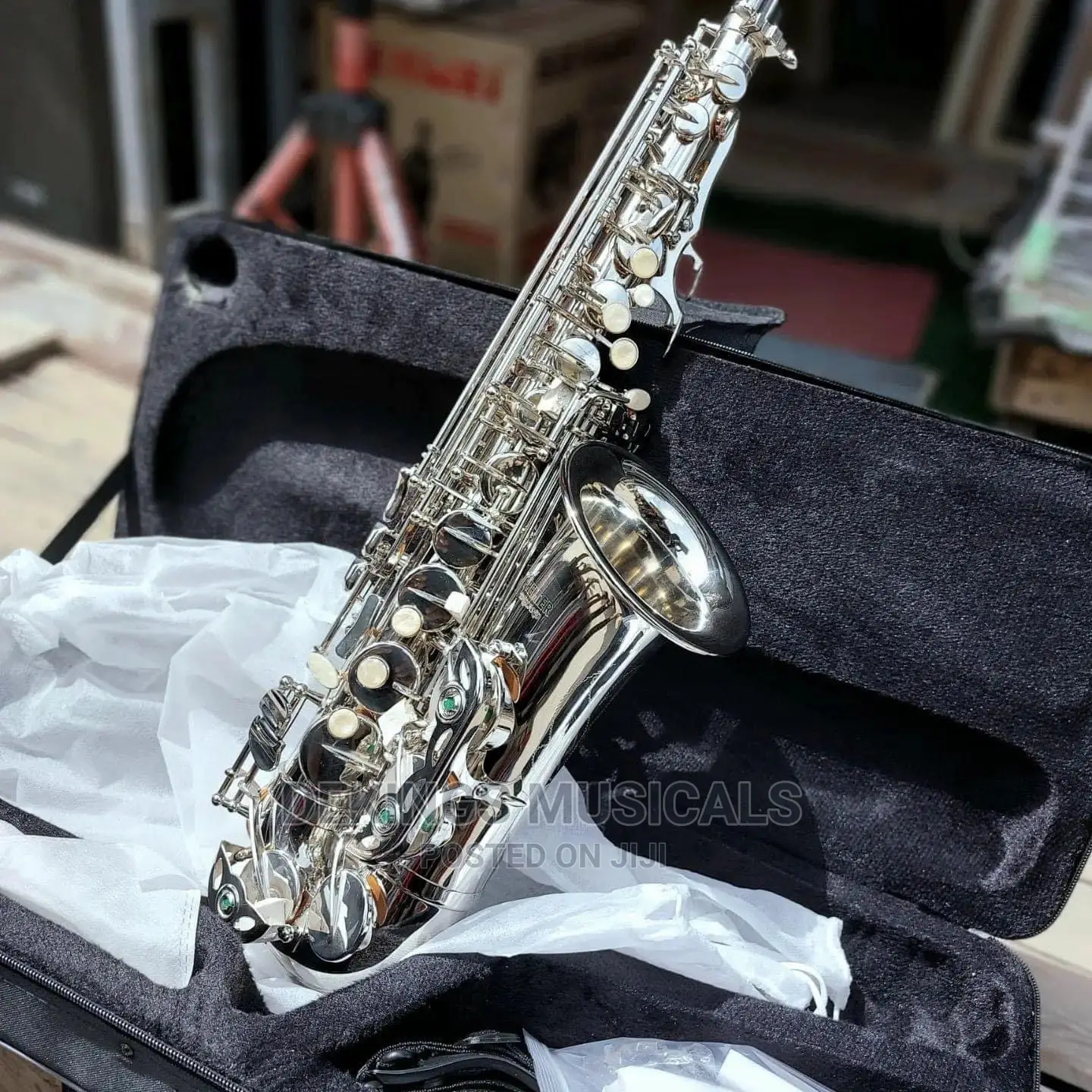 Yamaha Sax Silver Alto Saxophone