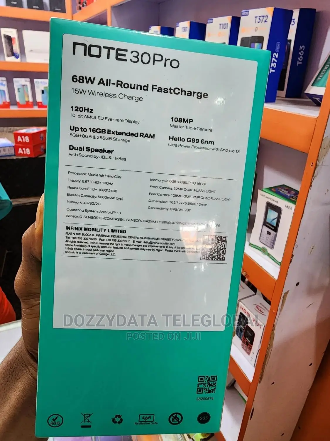 New Infinix Note 30 Pro 256 GB