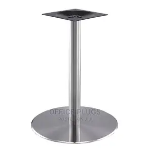 Round Base Restaurant Metal Leg Stainless Steel