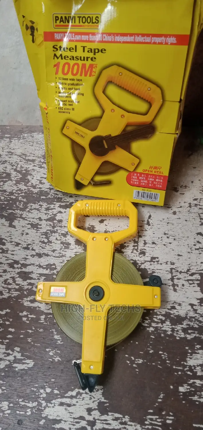 Steel Tape Measure 100m in Lagos Island (Eko) Measuring & Layout Tools, Highfly Techs Jiji.ng