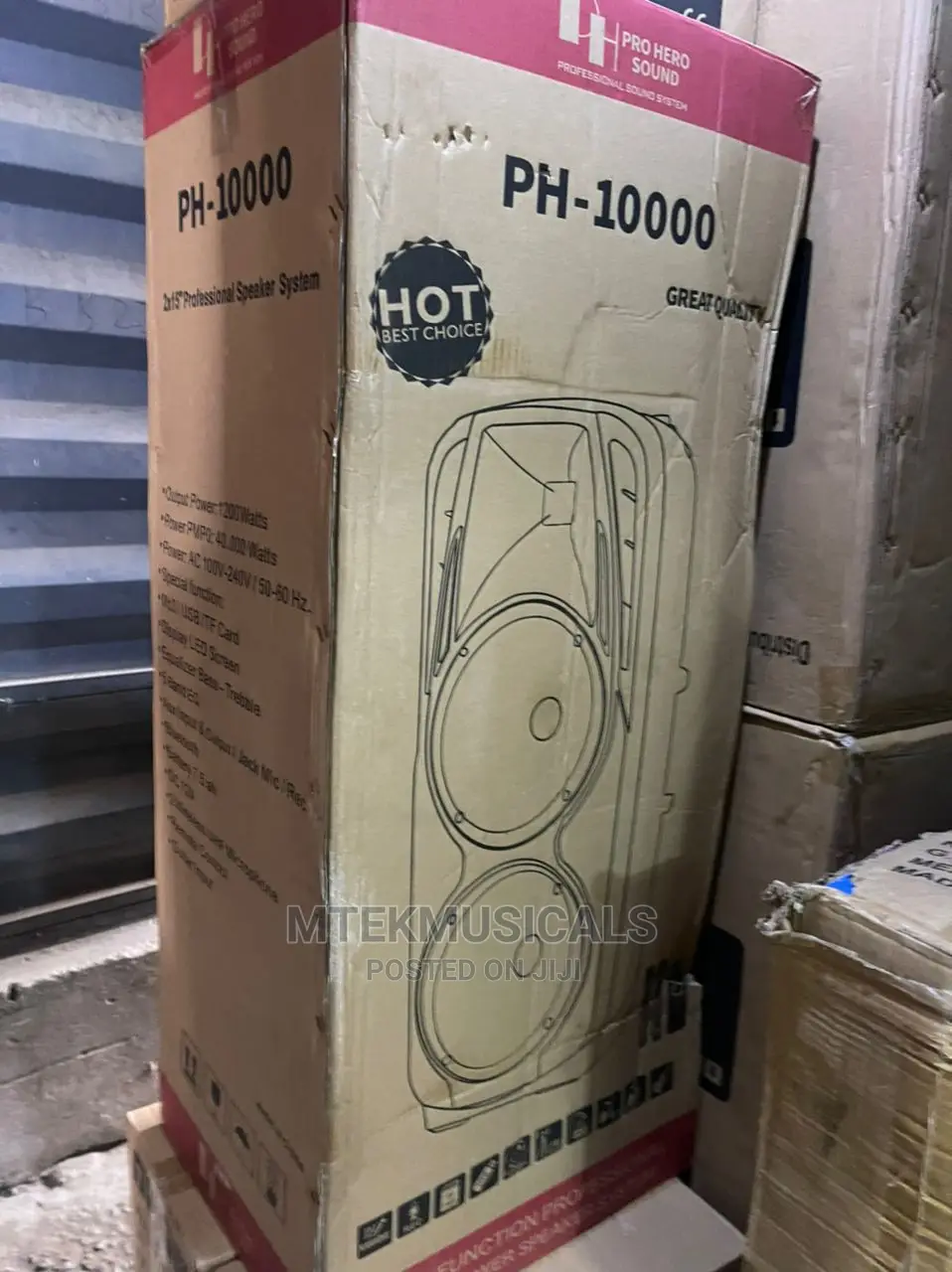 Pro Hero Ph 10000 Speaker