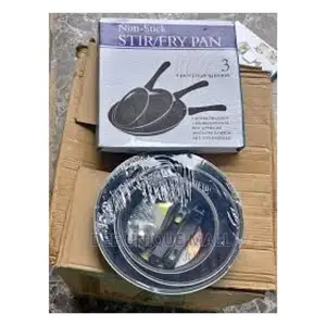 3pcs Non Stick Frying Pan Cookware Set