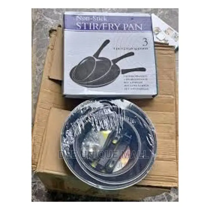 3pcs Non Stick Frying Pan Cookware Set
