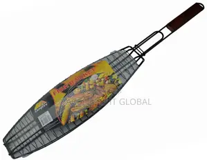 Fish Shaped Mesh / Basket Barbecue Grilled