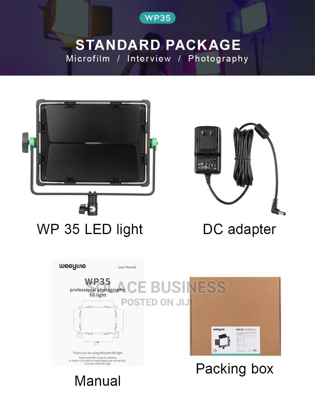 Viltrox Weeylite WP35 RGB LED Light + APP Control