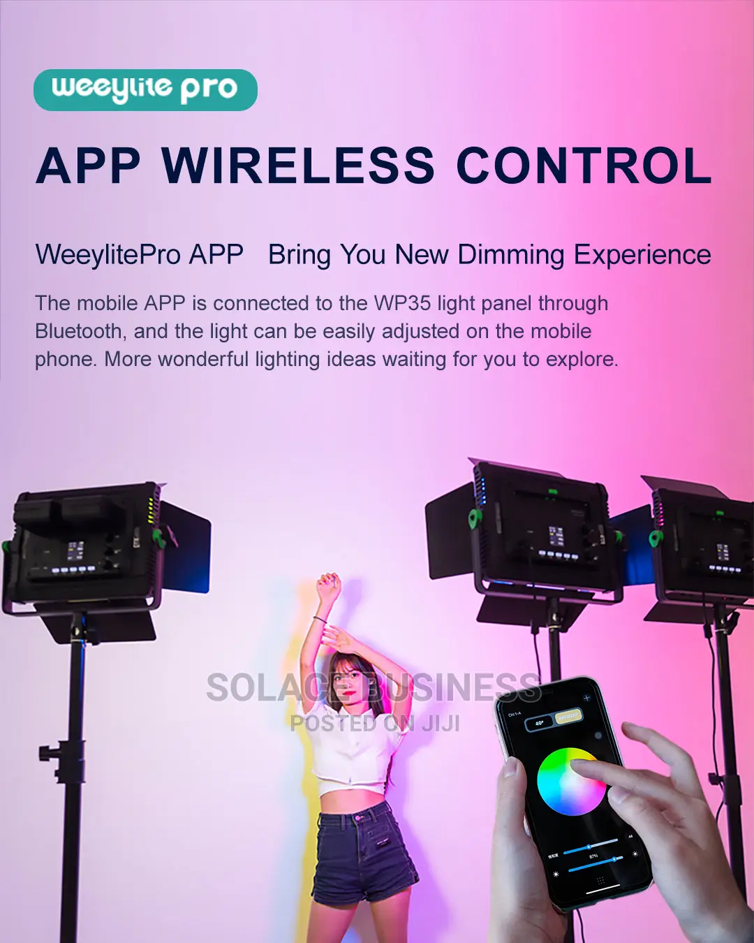 Viltrox Weeylite WP35 RGB LED Light + APP Control