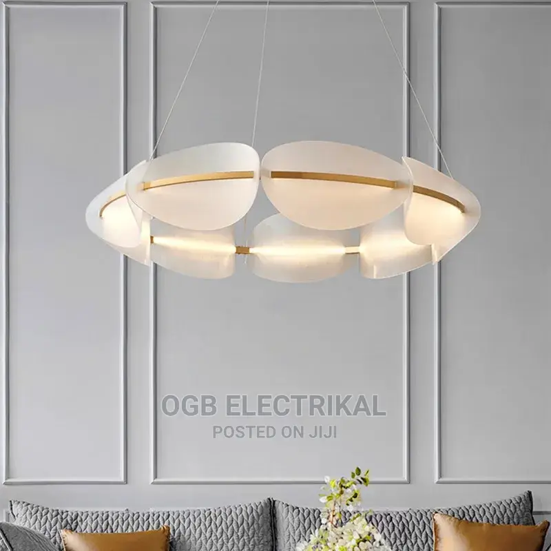 Modern Acrylic Leaf Led Chandeliers