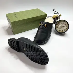 Original GUCCI Fur Mules Available in Store