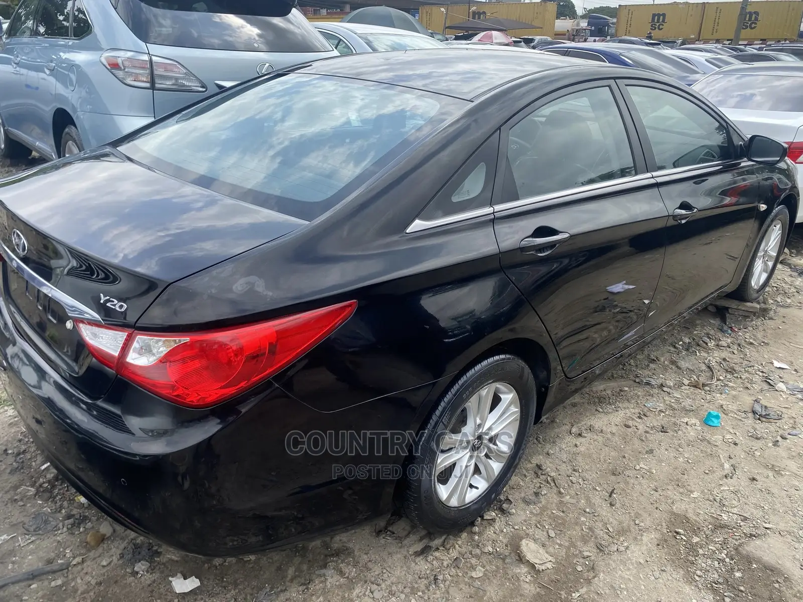 Hyundai Sonata 2012 Black