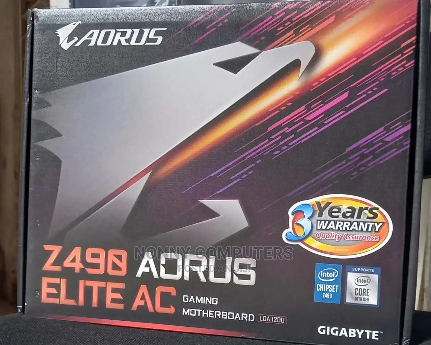 Z490 Aorus Elite AC Gaming Motherboard