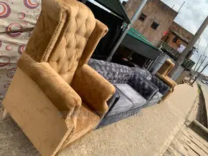 Modern 7 Seater Living Room Fabric Made Sofa Chair.