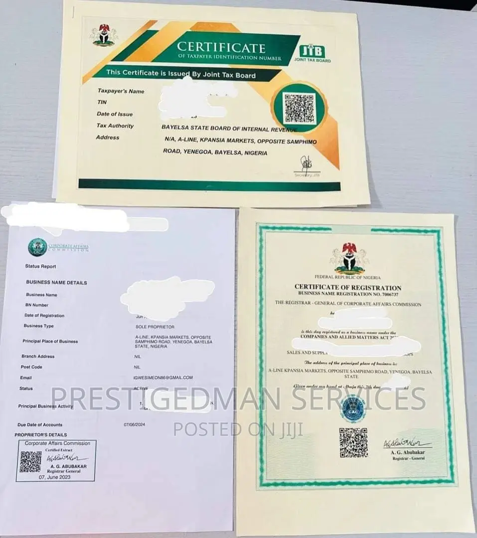 Business Registration (CAC) TIN