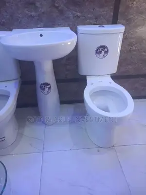 Original Wc With Washing Hand Basin