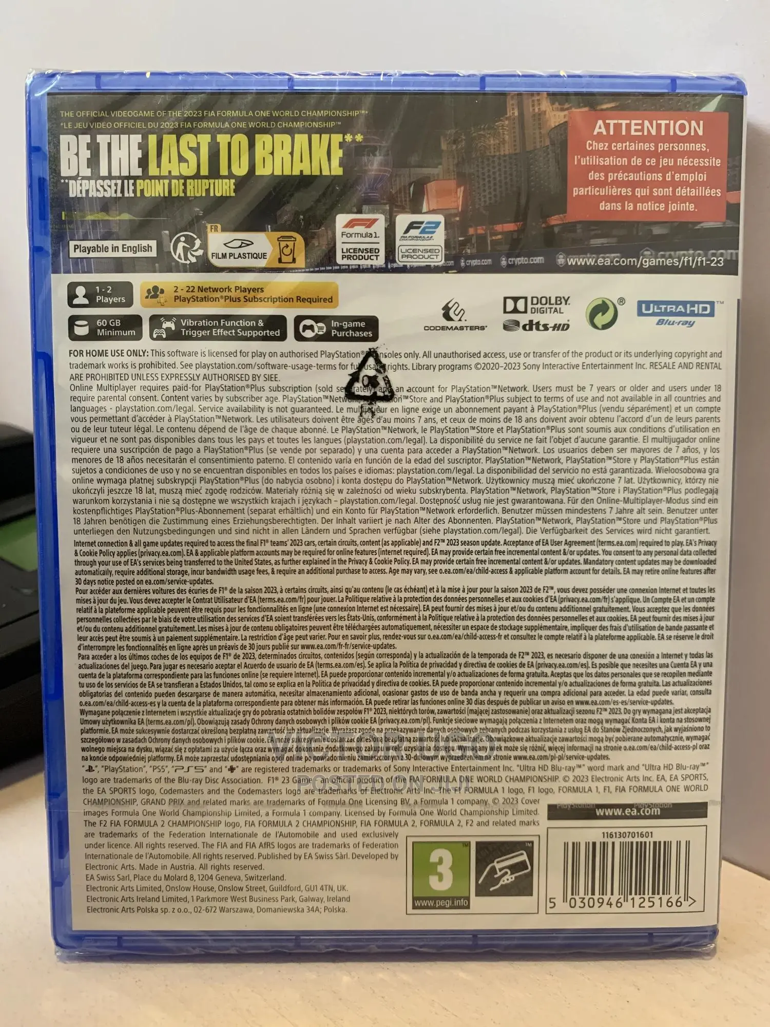 Ps5 F1 23 Video Game