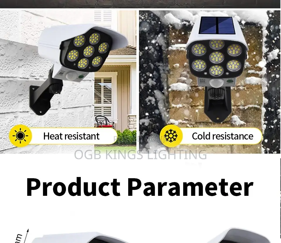 Dummy Camera Solar Light Outdoor Waterproof Motion Sensor