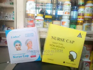 Disposable Surgical Head Caps and Nurse Cap (100 in a Pack)