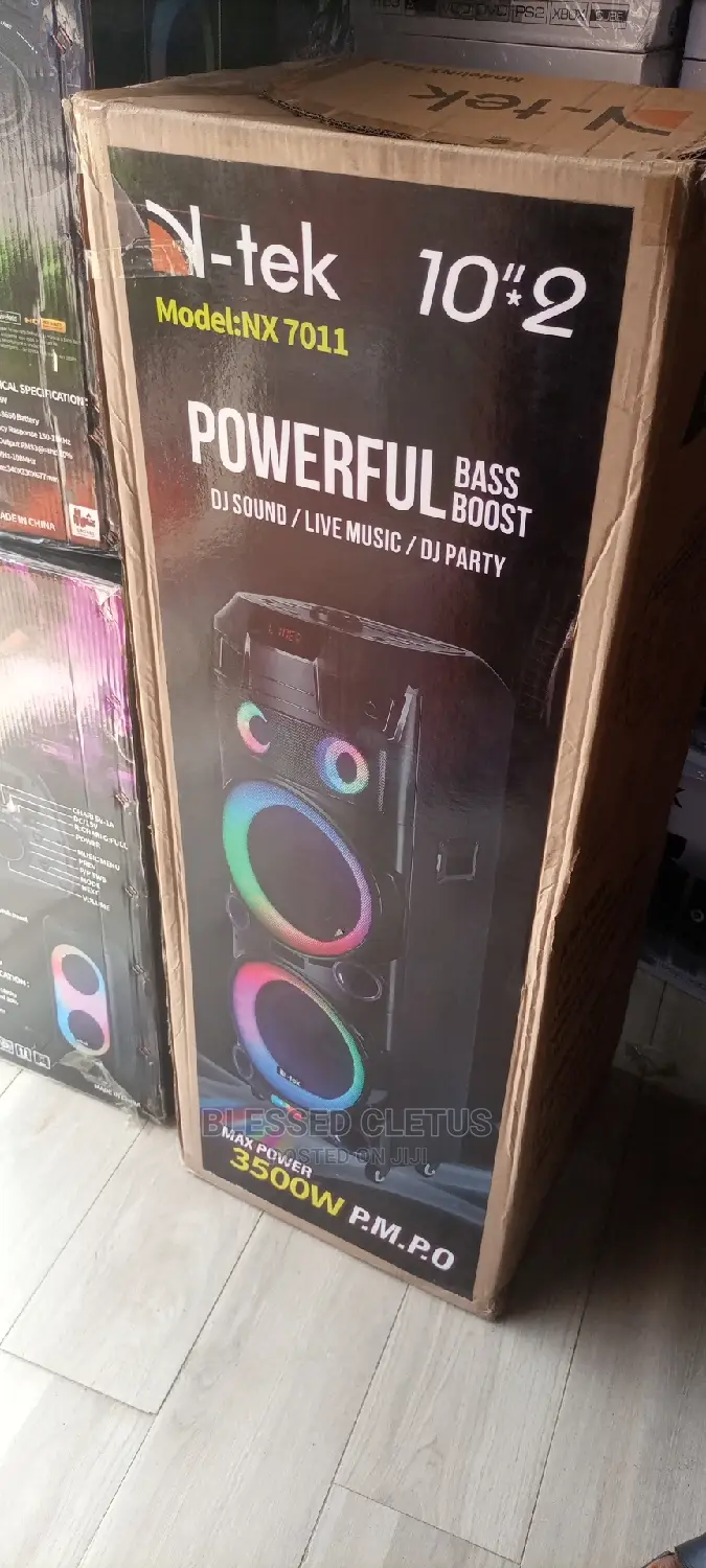 N-Tek Rechargeable DJ Sounds Party Box System