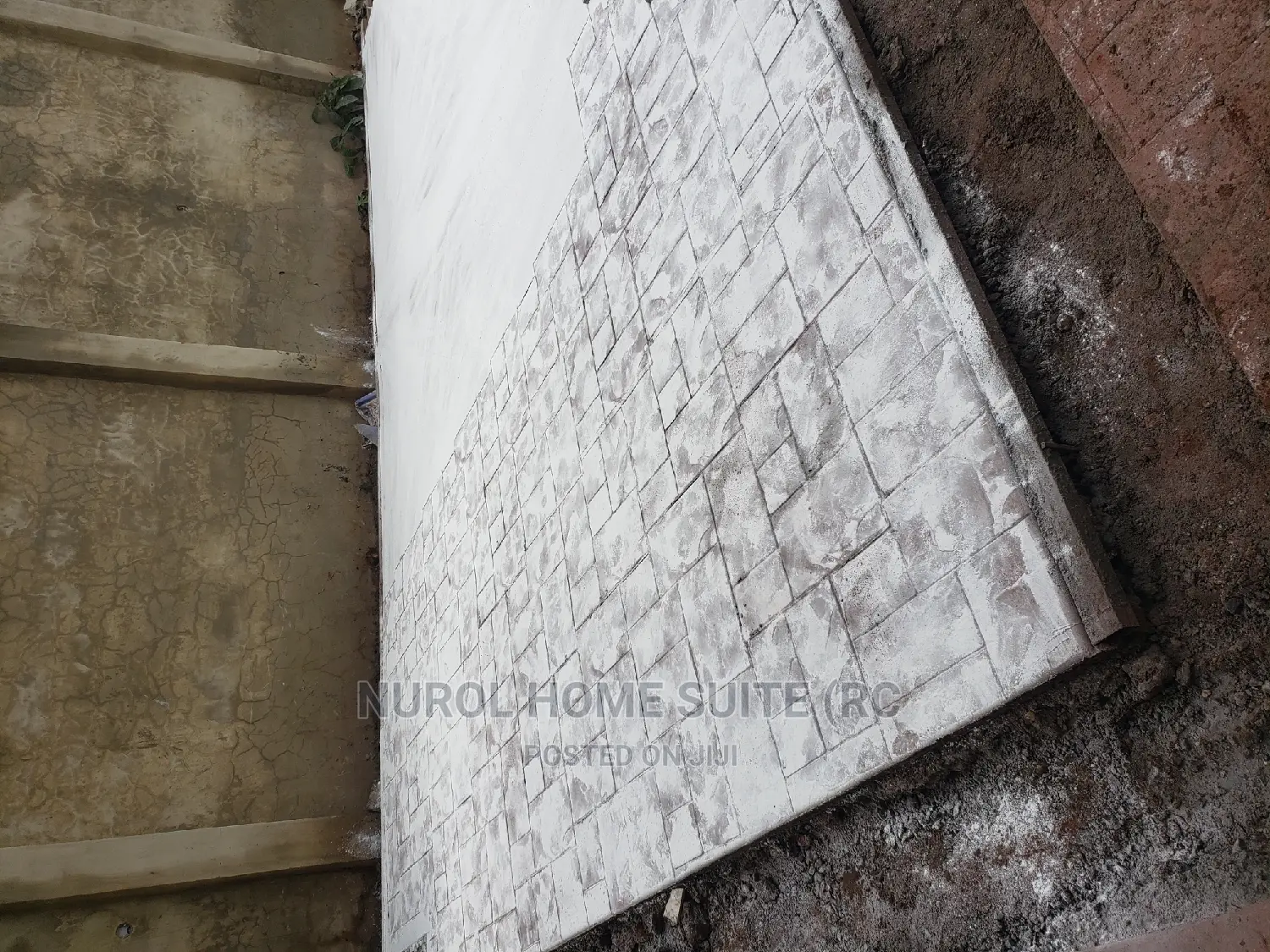 Stamped Concrete Floor (Ashlar Pattern)