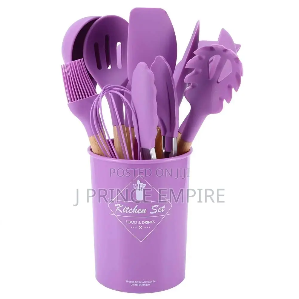 Generic Silicone Spoon Set - 12 Pieces