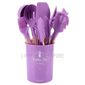 Generic Silicone Spoon Set - 12 Pieces