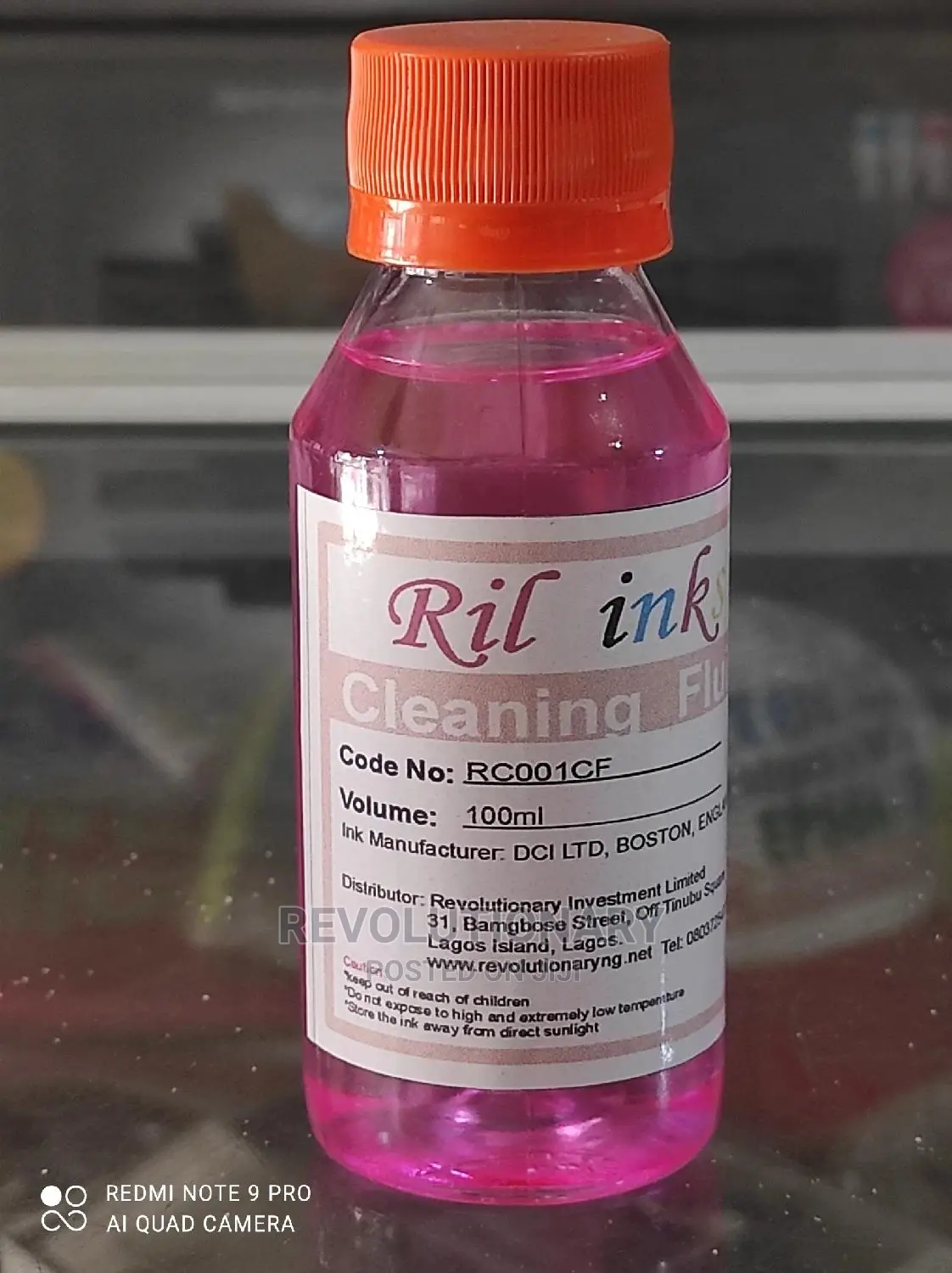 DTF/Print Head Cleaning Fluid,100ml