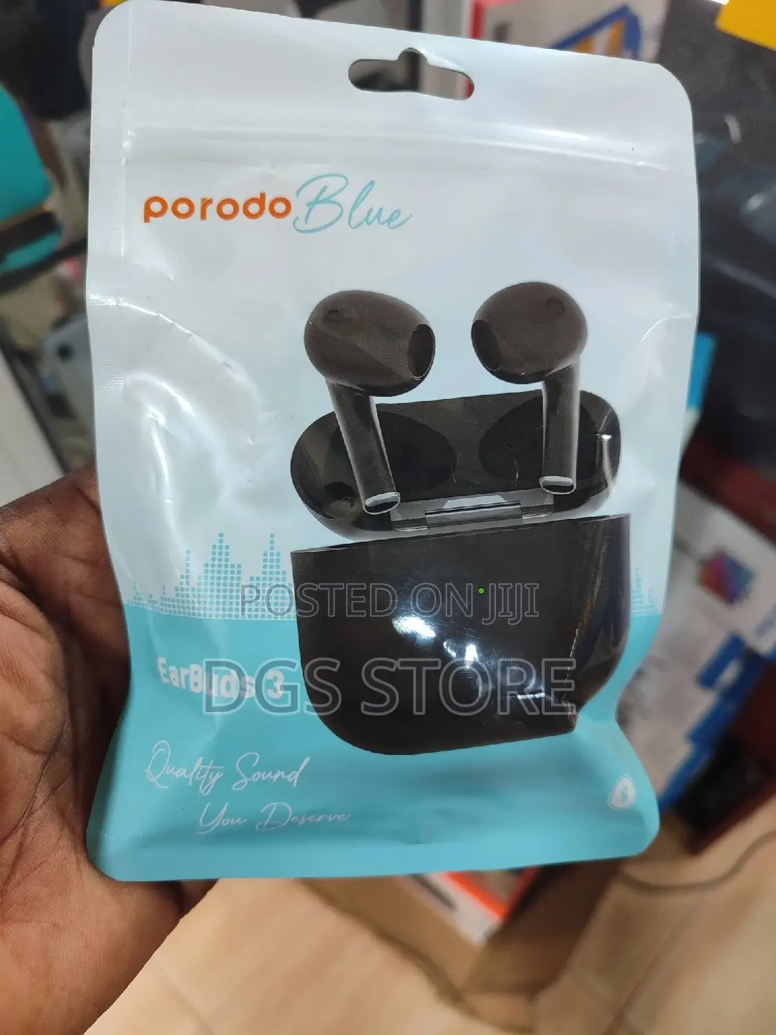 Porodo Blue Earbuds 3 Bluetooth