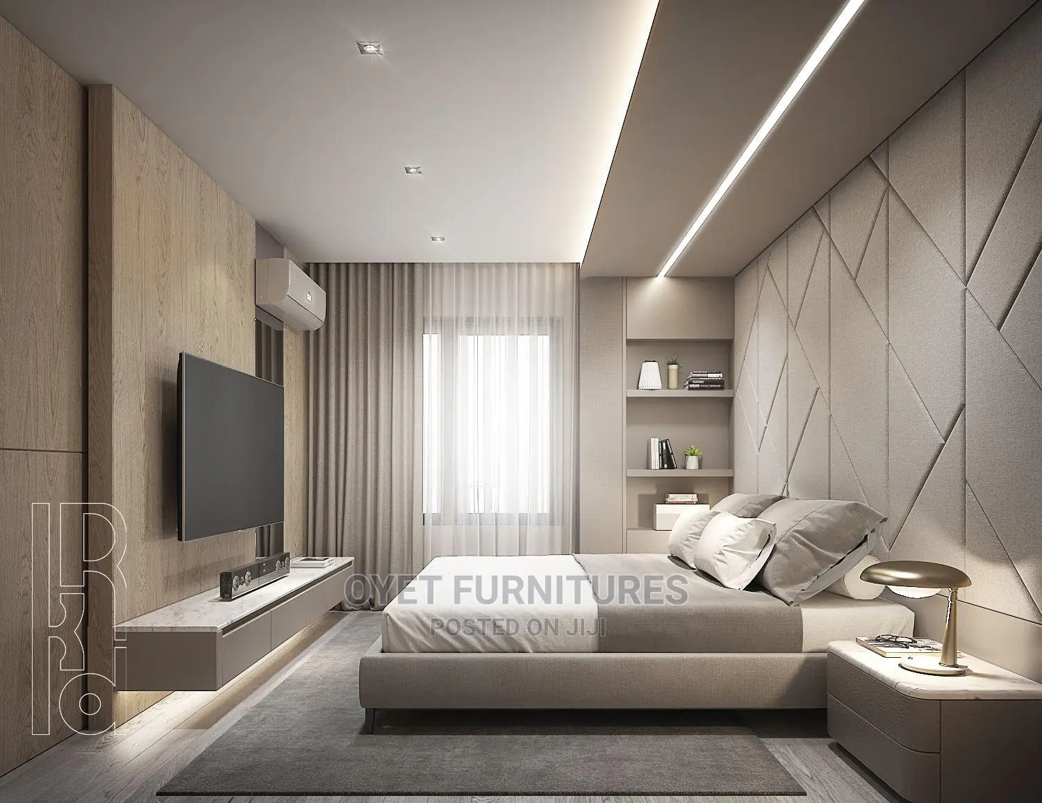 Bed Frame and Bed Side