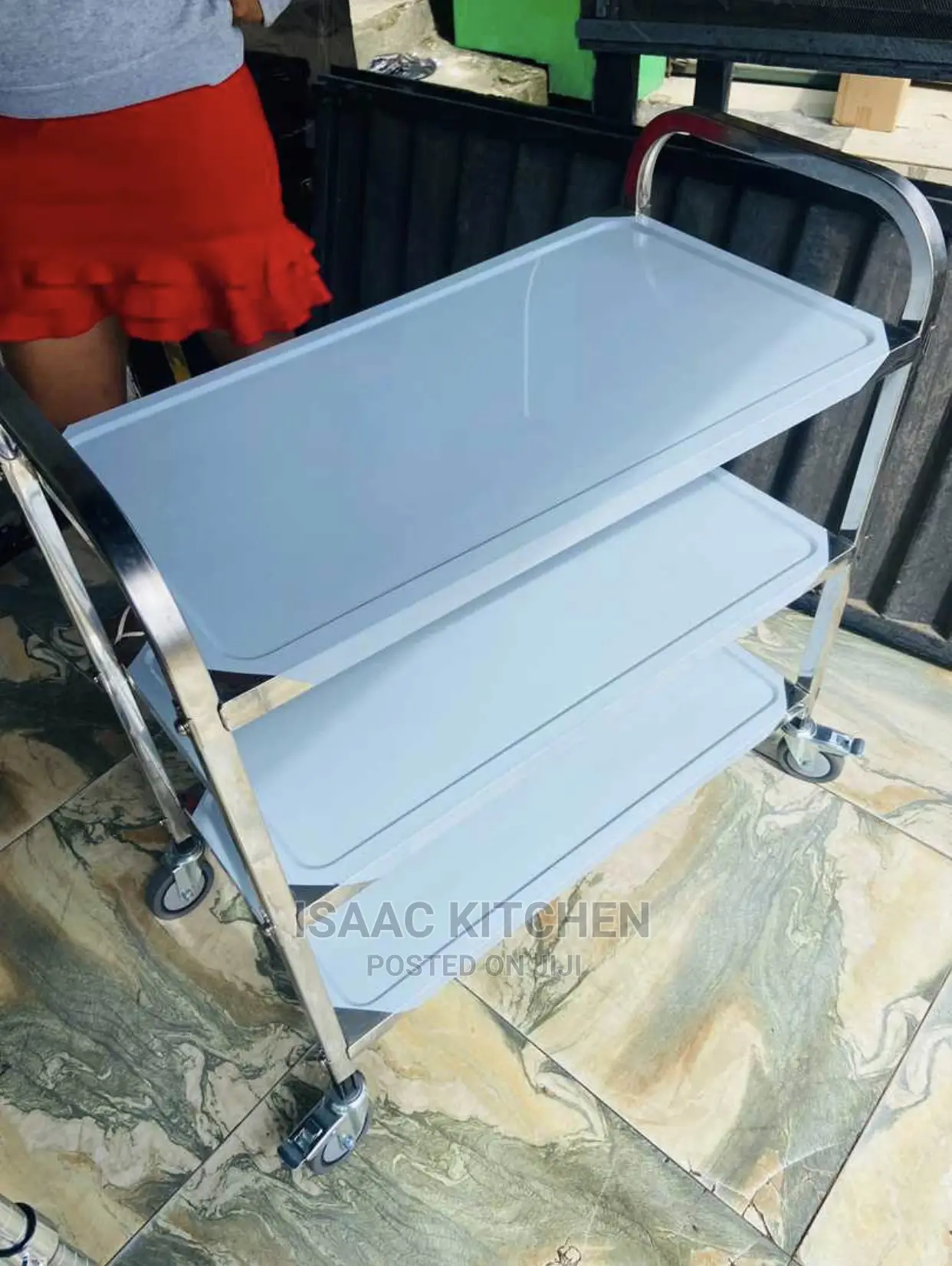 3 Step Restaurant Trolley