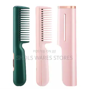 Rechargeable Mobile Hair Straightener and Comb
