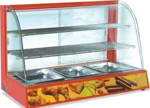3 Plates Snacks Display Warmer