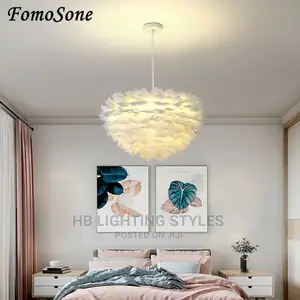 Children's Room Feathers Chandelier Light