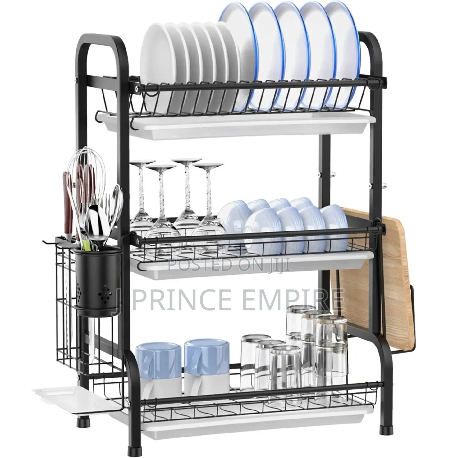 Non Rusty Original 3 Layer Dish Rack- 16inches