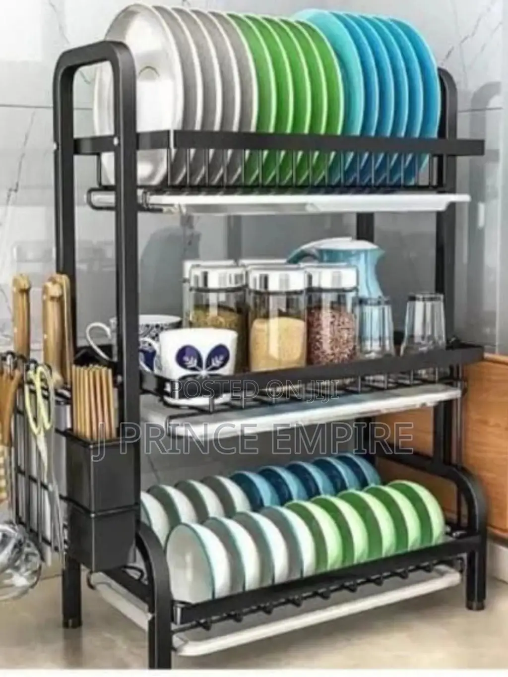 Non Rusty Original 3 Layer Dish Rack- 16inches