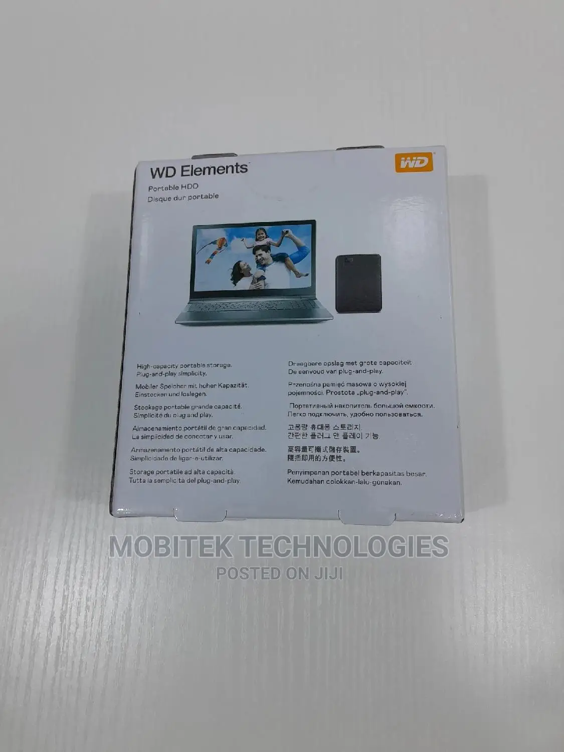 4tb Wd Elements External Portable Storage Hard Drive