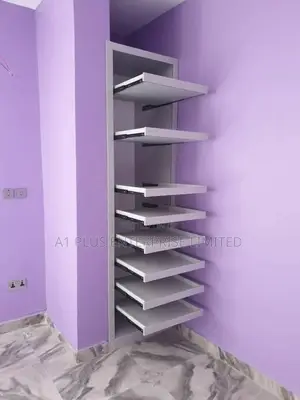 Sliding Shoe Bag Rack With Standard Height Of 8ft