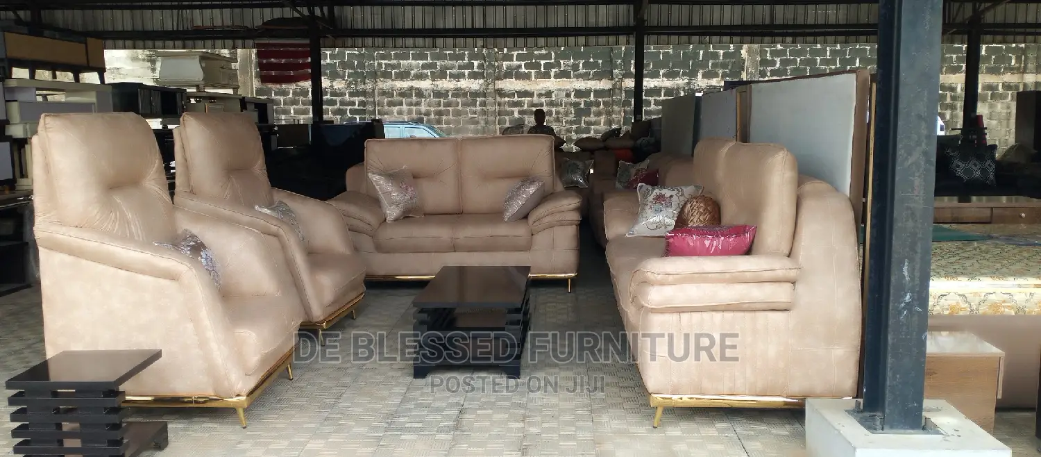 Luxury Leather Fabric Sofa