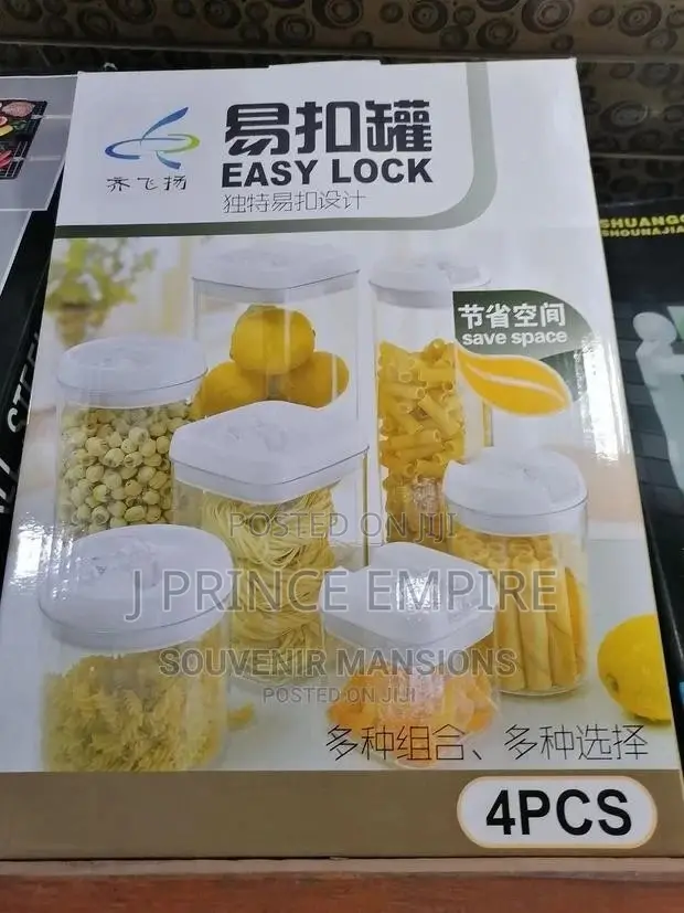 Kitchen Storage Container Set With Vacuum Seal