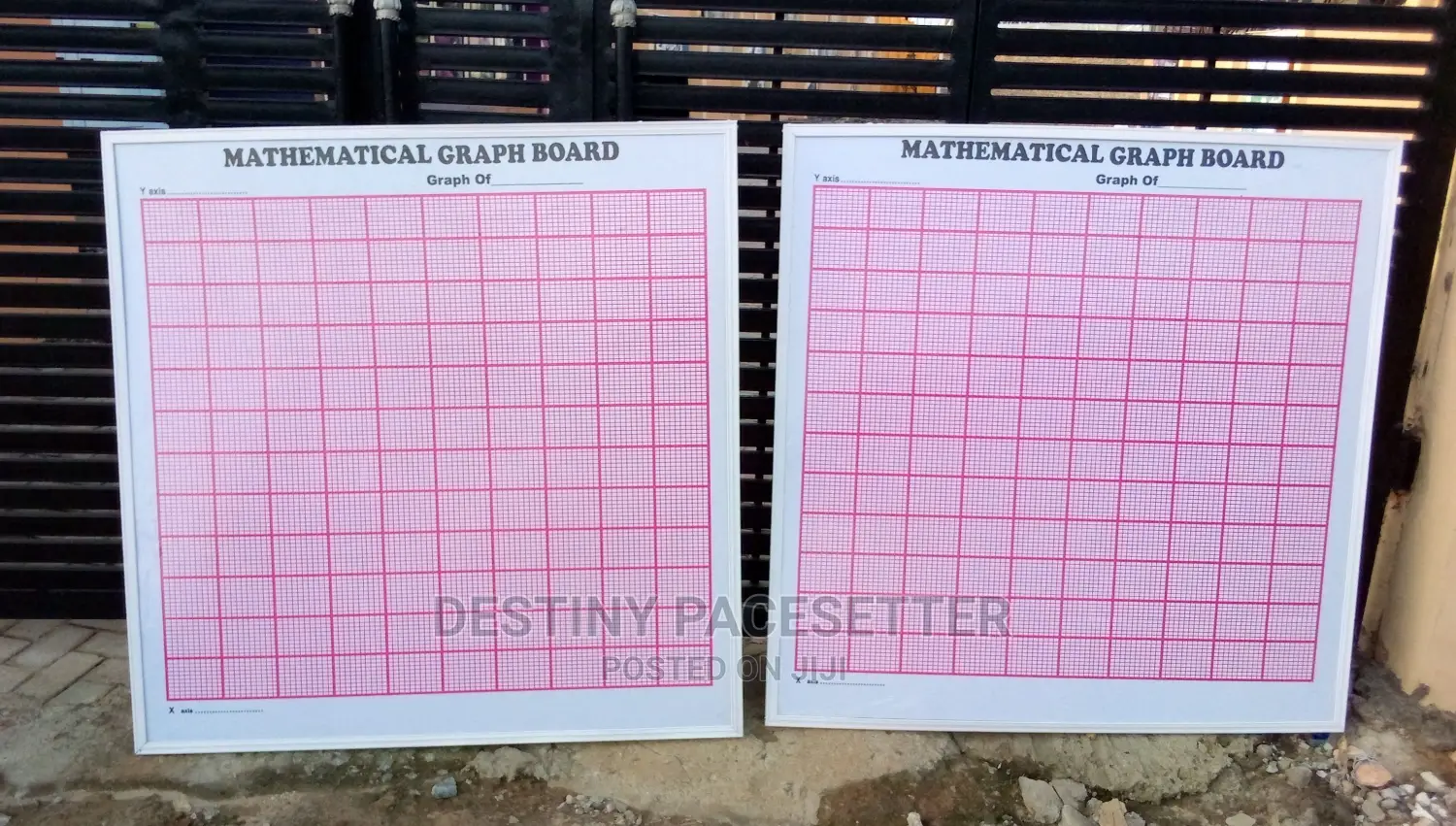 Dry Erase Mathematical Graph Board