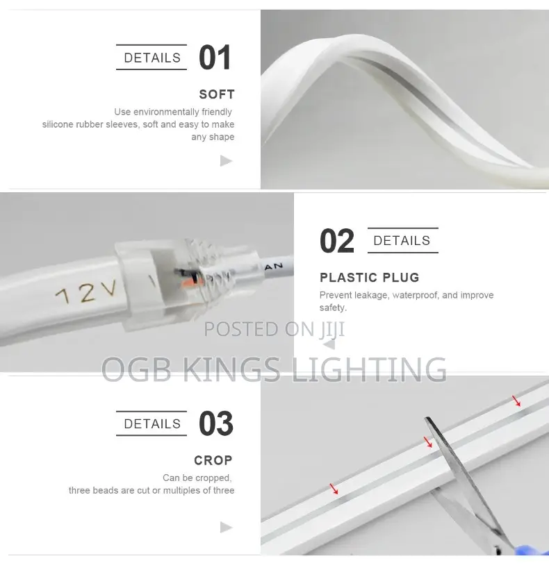 DC12V Neon Rope Light LED Strip
