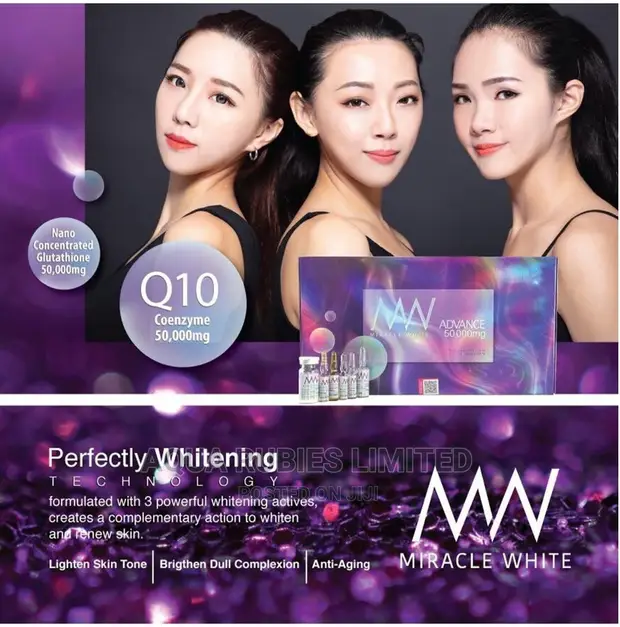 miracle white glutathione content Buy 35000mg injection 6 sessions Miracle White Advance 50,000mg Newest