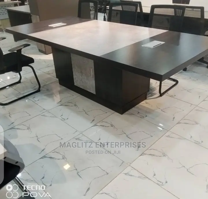 Executive Conference Table With Inbuilt Bookshelve