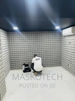 Acoustic Foam Installation