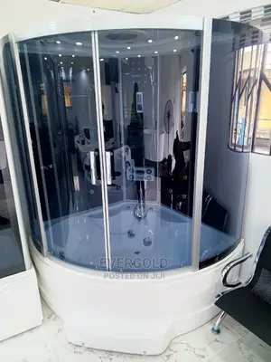 150cm×150cm Steam Shower Room With Jacuzzi and Massagers Etc