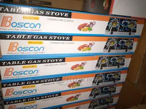Table Gas 2 Burner Glass