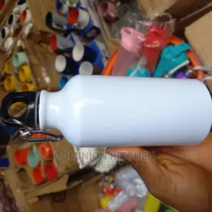 600ml Coated White Stainless Steel Water Bottle