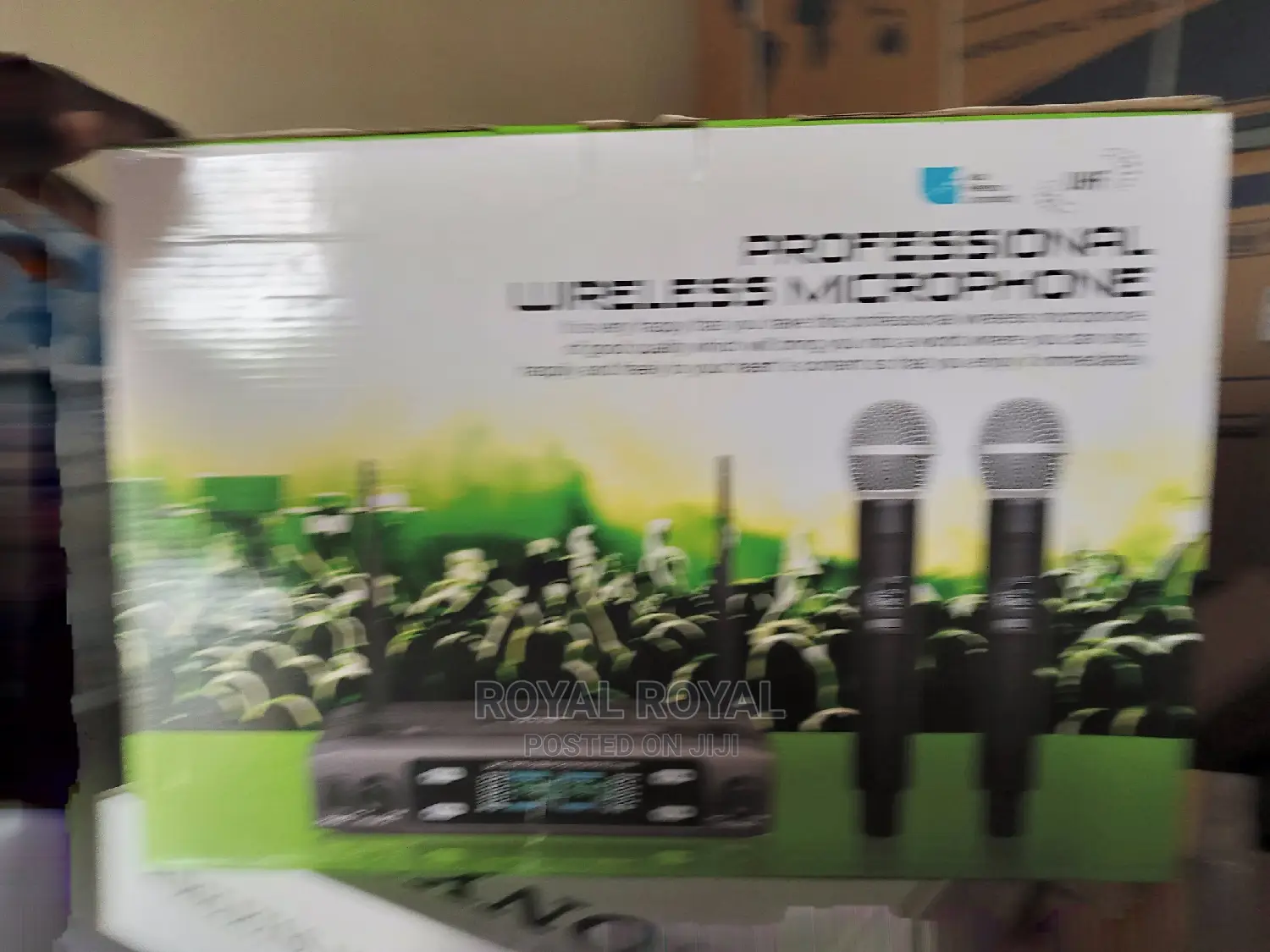 Great Quality Uhf Wireless Microphone 2 Channel