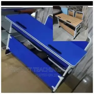 Double And Single High School Table And Chairs In Abuja