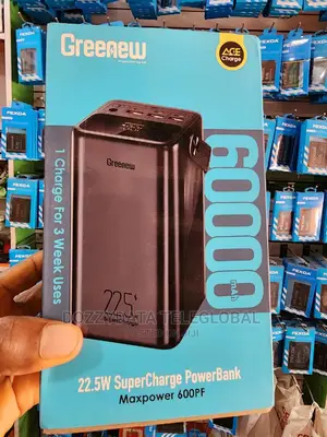 Itel 60000mah Maxpower 600PF, 22.5W Super Charge Powerbank