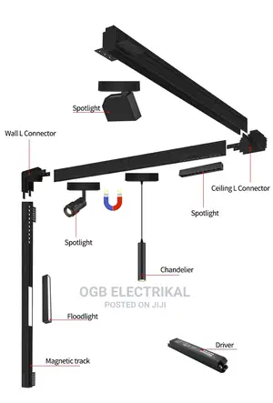 Magnetic Track Light
