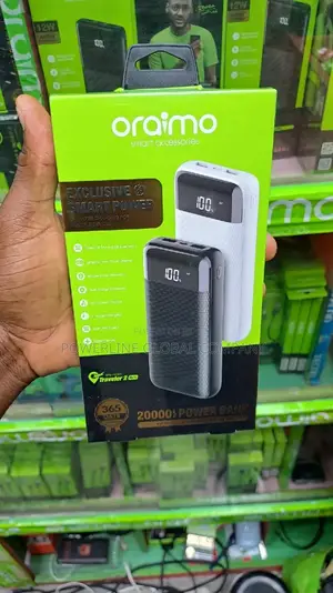 20,000 Oraimo Power Bank for Phones/ iPad Charging